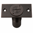 Don-Jo 1573 Dust Proof Strike in Cast Brass, 2-1/4" x 2-7/8" — Lockable Commercial Door Hardware