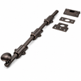 Don-Jo 1639 Dutch Door Bolt, 36" x 1-5/8", Brass, with Rim, Mortise & T-Strikes