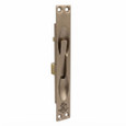 Don-Jo 1555 Flush Bolt, 6-3/4" x 1", Cast Brass with 3/4" Bolt Throw and 12" Rod