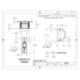 Don-Jo 1702 Roller Latch with T Strike, 3-3/8" x 1", Cast Brass, Silent Nylon Roller