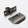 Don-Jo 1710 Roller Latch with Full Lip Strike, 3-3/8" x 7/8", Cast Brass, Adjustable
