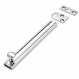 Don-Jo SB-2 Slide Bolt 2" x 5/8" Brass Surface Bolt with Rim and Mortise Strikes