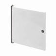 B-Line Eaton series premier series accessories, 4, White polyester powder coated, Swing-out panels, 14 gauge