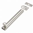 Don-Jo SB-3 Slide Bolt 3" x 5/8" Brass Surface Bolt with Rim and Mortise Strikes