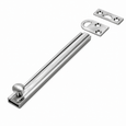 Don-Jo SB-3 Slide Bolt 3" x 5/8" Brass Surface Bolt with Rim and Mortise Strikes