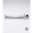 Don-Jo 1578 Surface Bolt 8" x 1" with Rim and Mortise Strikes, Satin Chrome Brass