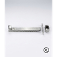 Don-Jo 1578 Surface Bolt 8" x 1" with Rim and Mortise Strikes, Satin Chrome Brass