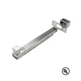 Don-Jo 1578 Surface Bolt 8" x 1" with Rim and Mortise Strikes, Satin Chrome Brass