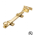 Don-Jo 1580 Surface Bolt, UL Rated, 8" x 1" Steel, with Rim and Mortise Strikes