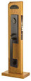 Emtek Emtek 3040 Rustic Modern Rectangular Sandcast Bronze Mortise Entrance Handleset - Dummy EMTEK-3040
