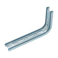 B-Line Eaton series Flextray wire basket tray, Steel, Hot-diped galvanized, 4" L bracket
