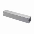 B-Line Eaton series wiring trough, 4" height, 120" length, 4" width, GGV NK wireway, Thru holes, No knockouts, Screw cover, 1, Galvanized steel, Plat