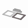 B-Line Eaton series wireway miscellaneous fitting, Box connector, 12, Steel, 4" X 4"