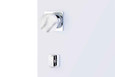 Emtek Emtek 8582 Square Thumbturn Privacy Bolt - Double Rosettes - Use with Brass Passage Set EMTEK-8582