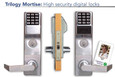 Alarm Lock Alarm Lock PDL4500DB Series - Mortise Privacy Pin Locks with Proximity Reader and Deadbolt PDL4500DB