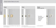 Emtek Emtek Rectangular Pocket Door Tubular Lock (2-1/2" x 3-1/2") EMTEK-RECTANGULAR-POCKET-DOOR-TUBULAR-LOCKS
