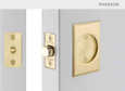 Emtek Emtek Rectangular Pocket Door Tubular Lock (2-1/2" x 3-1/2") EMTEK-RECTANGULAR-POCKET-DOOR-TUBULAR-LOCKS