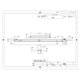 Don-Jo 2023 Door Coordinator for Paired Doors, 84-1/16" to 96" Opening, Aluminum Finish