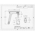 Don-Jo 2080 Gravity Coordinator, 5-3/8" x 7" — Adjustable, Field Reversible, Brass