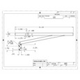 Don-Jo 3324 Surface Overhead Stop for 36" Door, Satin Stainless Steel