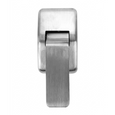 Don-Jo 4550 Hospital Latch in Satin Stainless Steel (630) — Brass, 5" Backset, Non-Handed