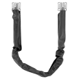Don-Jo HDCC Heavy Duty Crash Chain 20-1/2" Steel with Gray Vinyl Cover