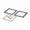 B-Line Eaton series wireway miscellaneous fitting, Box connector, 12 rated, Steel, 6" X 6"