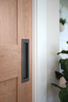 Emtek Emtek 220410 Rustic Modern Rectangular Sandcast Bronze Flush Pulls (2" x 10") EMTEK-220410