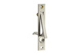Emtek 2221 Brass Edge Pull 3/4" x 4" in Satin Nickel (US15) — front view