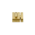Emtek 2270 Brass Cabinet Latch (2" x 2-1/4")