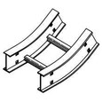 B-Line VERTICAL INSIDE BEND, SERIES 2,3,4&5, 5" / 6" HEIGHT, 30 DEG., 9" WIDTH, 36" RADIUS, ALUMINUM