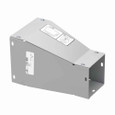 B-Line Eaton series wireway reducer, HSCA adapter style connector, Wireway reducer fitting, 1, Steel, ANSI 61 gray painted