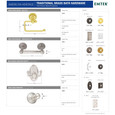 Emtek Emtek 2609 Traditional Brass Double Hook with Rosette EMTEK-2609