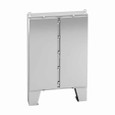 B-Line Eaton series ground mounted panel enclosure, 74" height, 12" length, 72" width, 4X, Hinged cover, 4XSFD enclosure, Ground mount, Large double