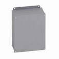B-Line Eaton series JIC panel enclosure, 8" height, 6" length, 6" width, 12, Screw cover, 12SC enclosure, Wall mount, Small single door, External mou