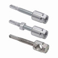 B-Line Eaton series fastener hardware and accessories, Zinc Plated carbon steel, 3/8" rod size, 1/4" X 1" w/nuts shank size and length, Rapid rod hang