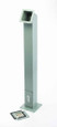 B-Line Eaton series other enclosure accessories, ANSI 61 gray polyester powder coated, Steel, Columns, 14 gauge