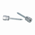 B-Line Eaton series fastener hardware and accessories, Zinc Plated carbon steel, 3/8" rod size, 5?16" x 2-1?2" shank size and length, Wood rod hanger