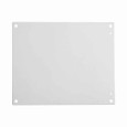 B-Line Eaton series fiberglass enclosures, 4X, Smooth brushed, Aluminum, Fiberglass enclosures, Fits 72" X 21" enclosures, Fiberglass accessories