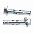 B-Line Eaton series fastener hardware and accessories, Suitable for solid and hollow core materials, Zinc plated,3/8" x 3",Sleeve type expansion ancho