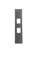 Don-Jo FBR B Flush Bolt Filler Plate 5-7/8" x 1-1/4", Steel Material