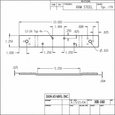Don-Jo HR-160 Hinge Reinforcement 10" x 1-1/4" Steel Filler Plate