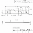 Don-Jo HR-170 Hinge Reinforcement 10" x 1-1/2" Steel Commercial Door Filler Plate