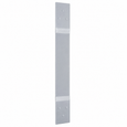 Don-Jo HR-200 Hinge Reinforcement 10" x 1-1/4" Steel Filler Plate for Commercial Doors