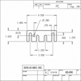 Don-Jo HS-090 Hinge Shim 4-1/2" x 1-5/8" in 13 Gauge Steel