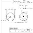 Don-Jo BF-161 Hole Filler Plate 2-5/8" Diameter in 16 Gauge Steel