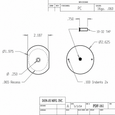 Don-Jo PDF-161 Hole Filler Plate 2-5/8" Diameter in 16-Gauge Steel