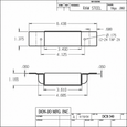 Don-Jo DCB-340 Strike Reinforcement Plate, 16 Gauge Steel, Commercial Door Security
