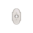 Emtek 2408 American Classic Brass Doorbell with Plate & Button - #8 Rosette