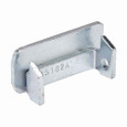B-Line Eaton series strut fittings and accessories, .63" Height, 1.59" Length, .78" Width, 0.06lbs, Steel, End cap, Fits channel type B254 and B56, DU